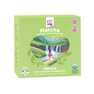 Barre Matcha protéinée Bio (x3 barres)